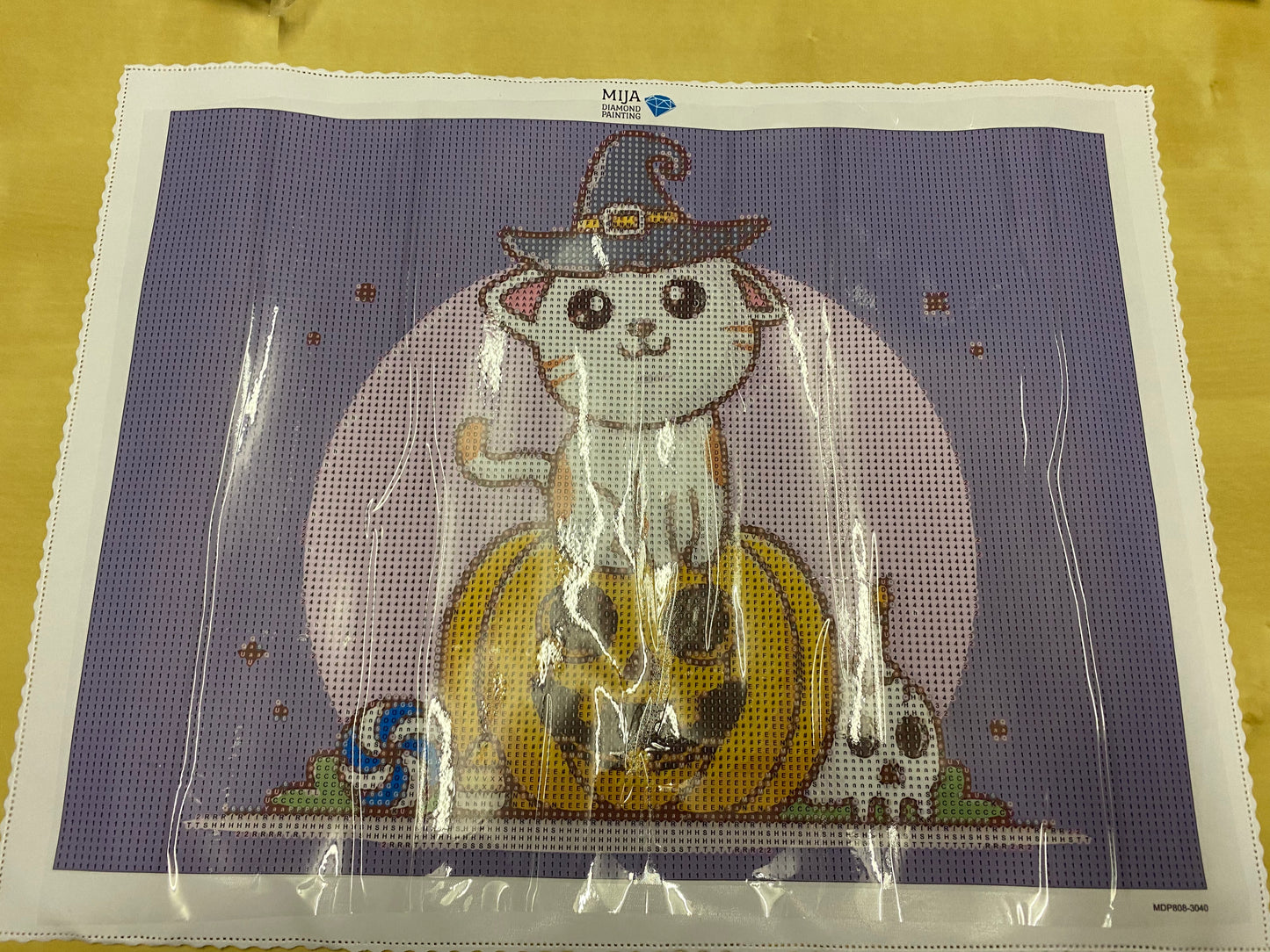 Halloween Kätzchen DIY Kinder Diamond Painting exclusive edited by MiJa