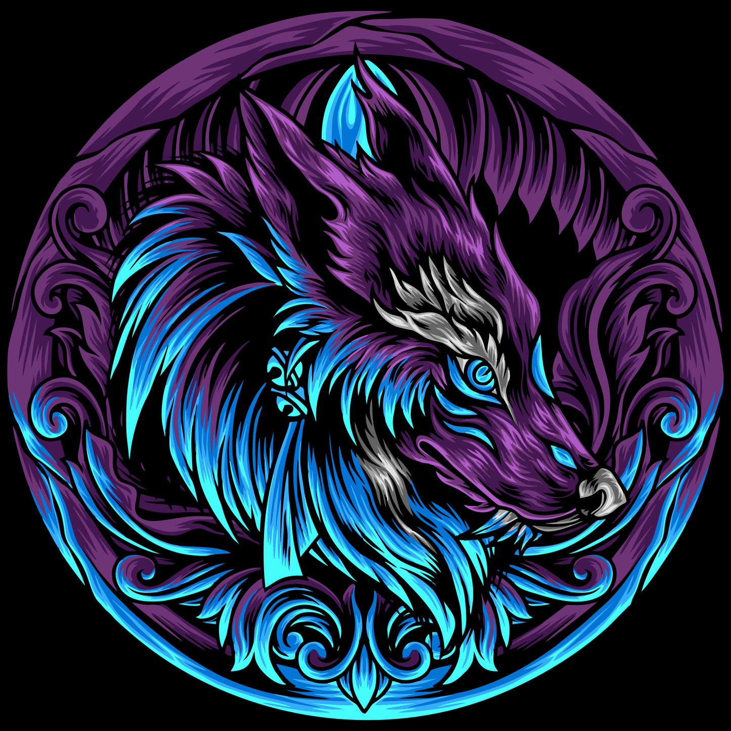 Mystery Night Animals DIY Diamond Painting Glitzersteinlimoolerei - Mehrere Motive zur Auswahl