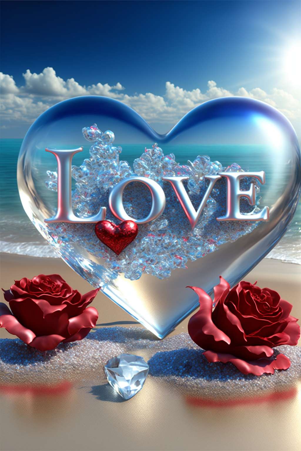 Collection d'amour DIY Diamond Painting Glitzersteinlimoolerei - Mehrere Motive zur Auswahl