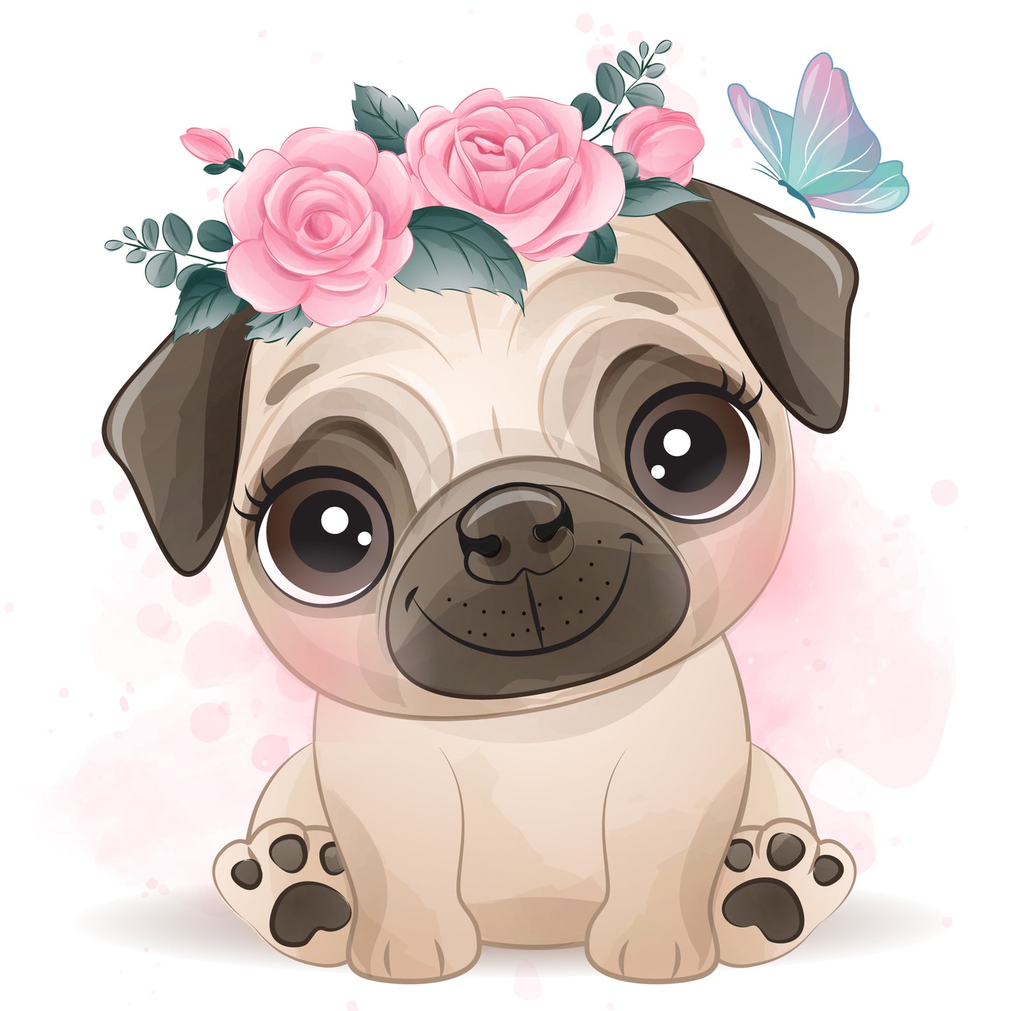 Herzige Hunde DIY Diamond Painting Glitzersteinlimoolerei - Mehrere Motive zur Auswahl