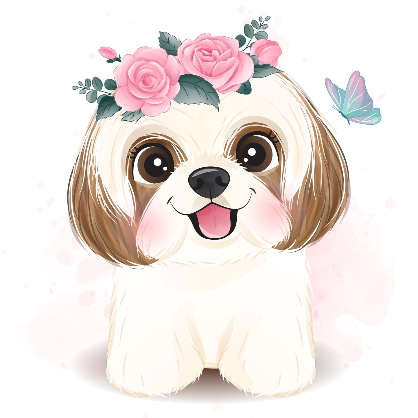 Herzige Hunde DIY Diamond Painting Glitzersteinlimoolerei - Mehrere Motive zur Auswahl