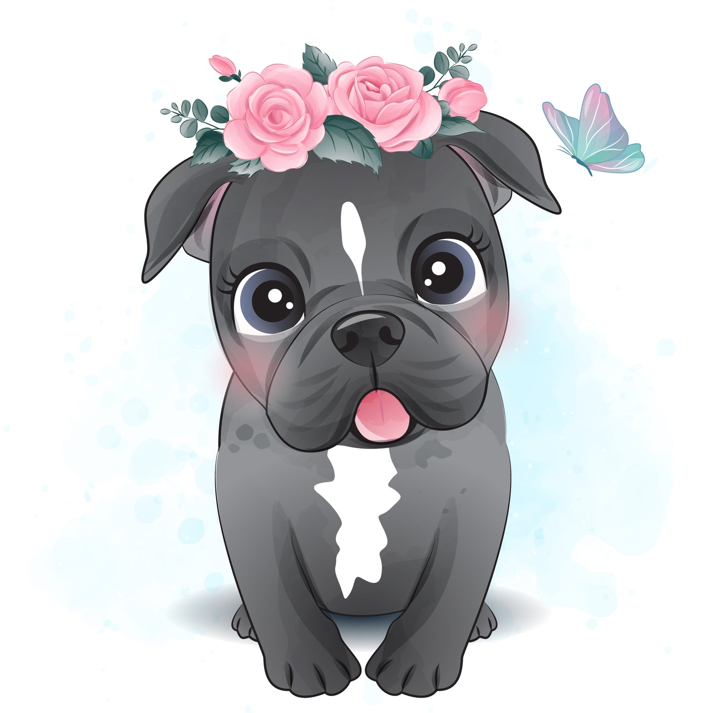 Herzige Hunde DIY Diamond Painting Glitzersteinlimoolerei - Mehrere Motive zur Auswahl