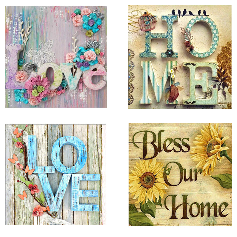 2023 Love Collection DIY Diamond Painting Glitzersteinlimoolerei - Mehrere Motive zur Auswahl