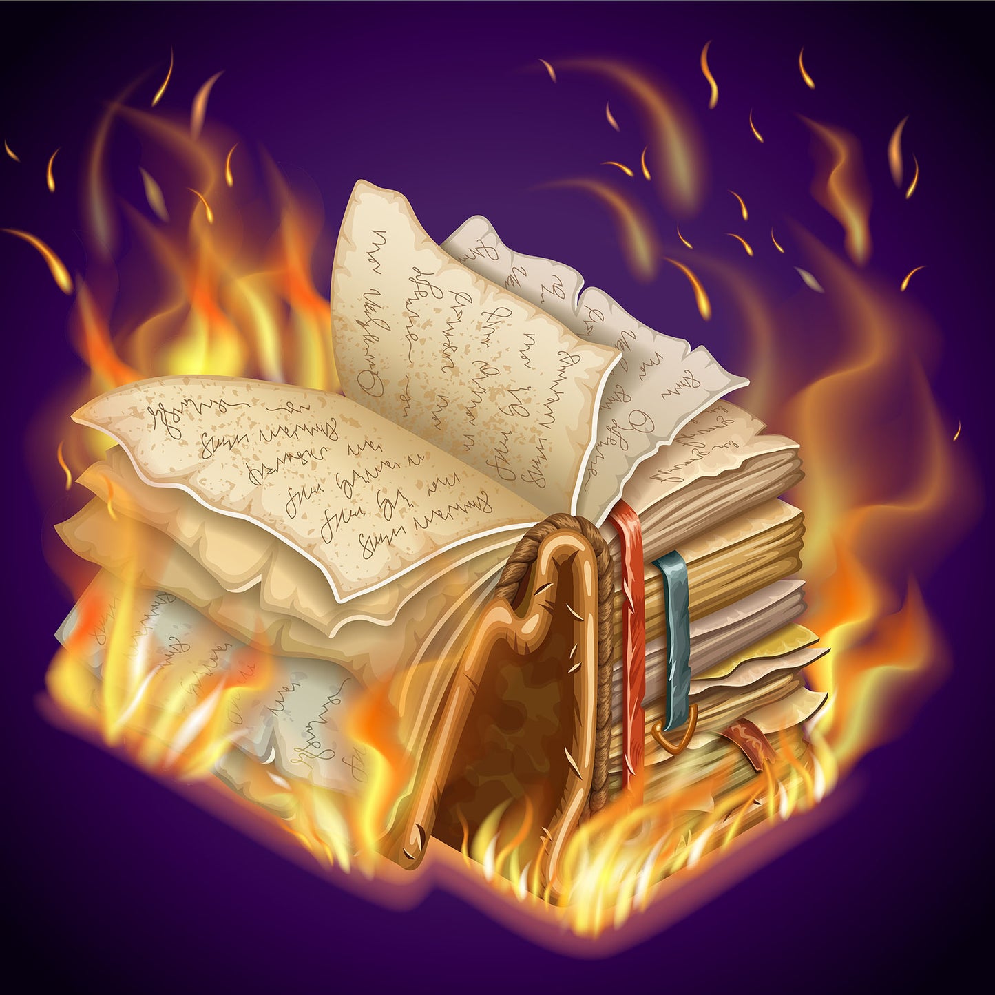 Fire Books DIY Diamond Painting Glitzersteinlimoolerei - Mehrere Motive zur Auswahl