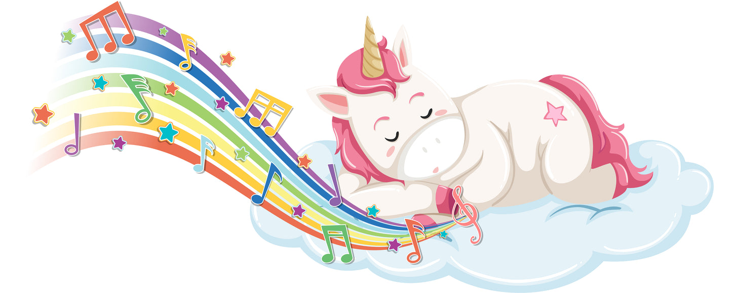 XXL Schlafendes Einhorn DIY Diamond Painting Glitzersteinlimoolerei