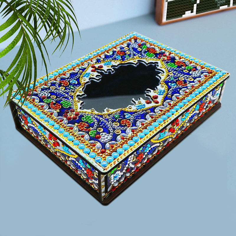 Diamond Painting Holzbox zur Aufbewahrung - Mehrere Motive zur Auswahl