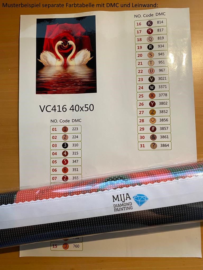 Weihnachtszug Santa Claus Express DIY Diamond Painting exclusive edited by MiJa