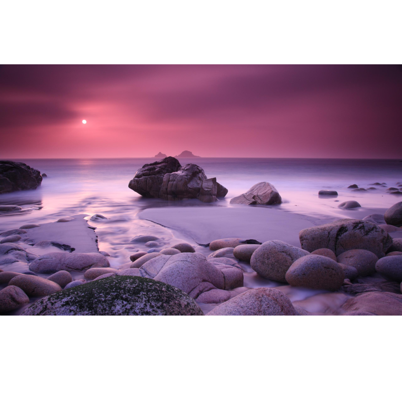 Sonnenuntergang am Strand DIY Diamond Painting mit runden oder eckigen Steinli