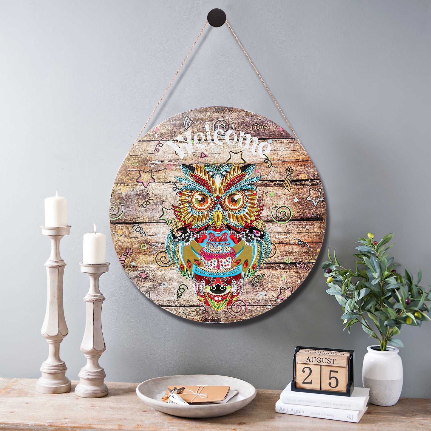 Diamond Painting Wanddekoration mit Minimotiven zum Wechseln - Mehrere Motive zur Auswahl