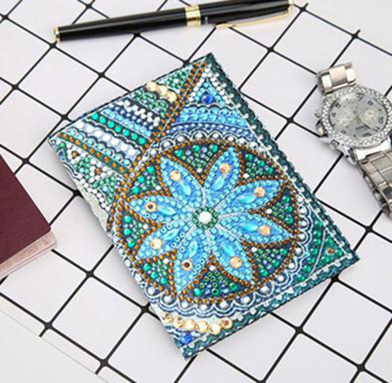 Diamond Painting Schutzhüllen aus Leder für den Reisepass - Mehrere Motive zur Auswahl