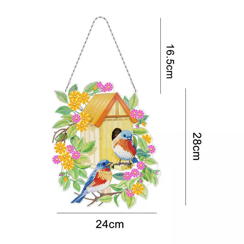 Diamond Painting Fensterbild zum Aufhängen - Mehrere Motive zur Auswahl