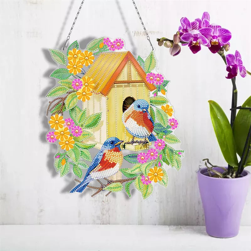 Diamond Painting Fensterbild zum Aufhängen - Mehrere Motive zur Auswahl