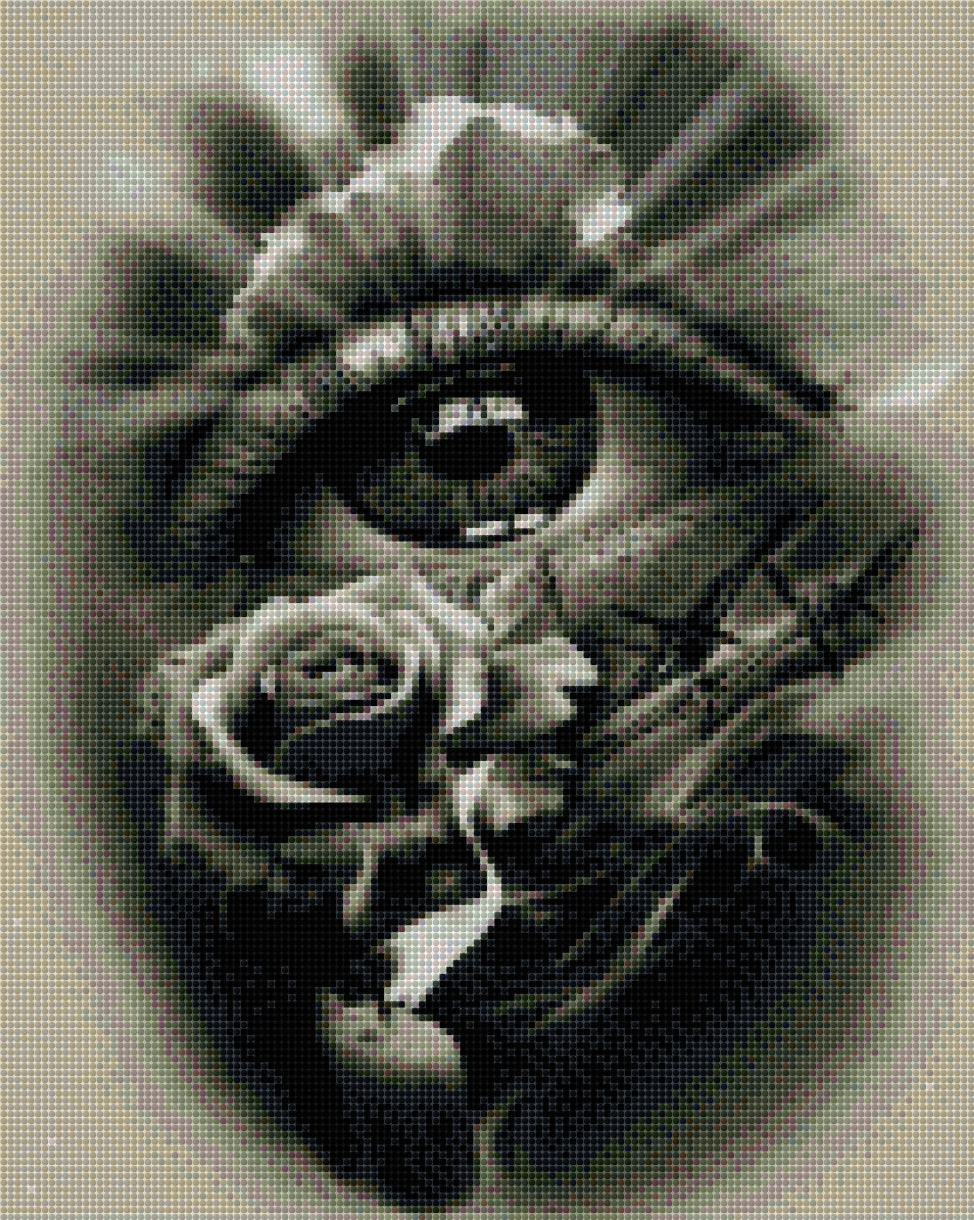 Strahlendes Auge DIY Diamond Painting mit runden oder eckigen Steinli