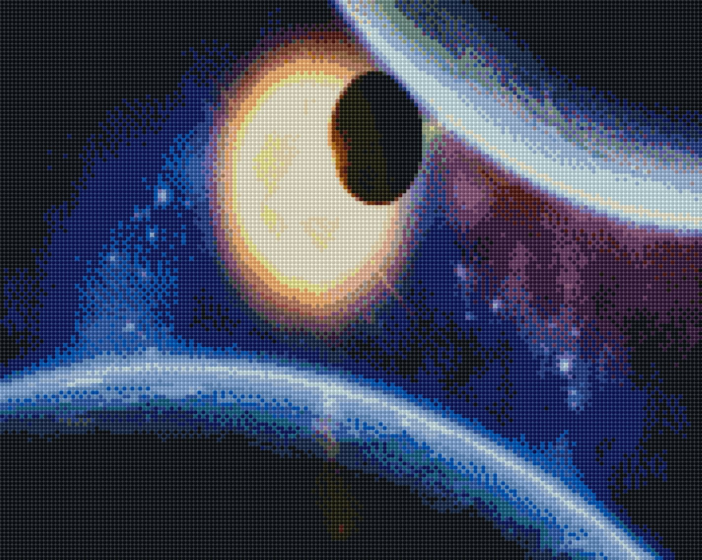 Weltall Universum DIY Diamond Painting mit runden oder eckigen Steinli
