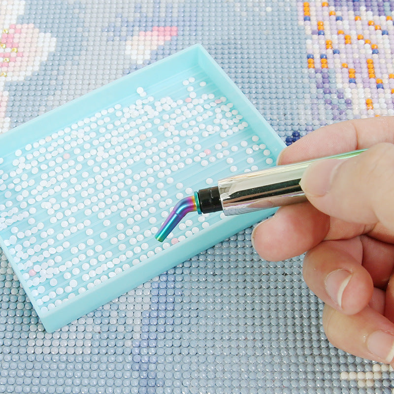 Diamond Painting Stift mit Hirschkopf und diversem Zubehör Sets