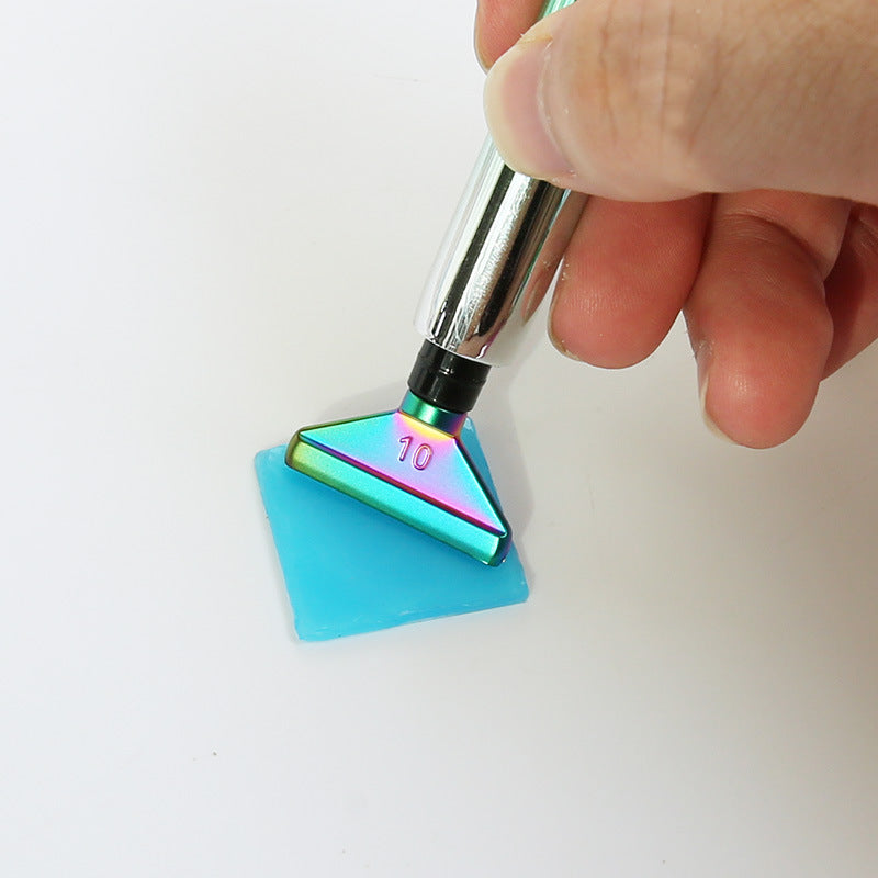 Diamond Painting Stift mit Hirschkopf und diversem Zubehör Sets