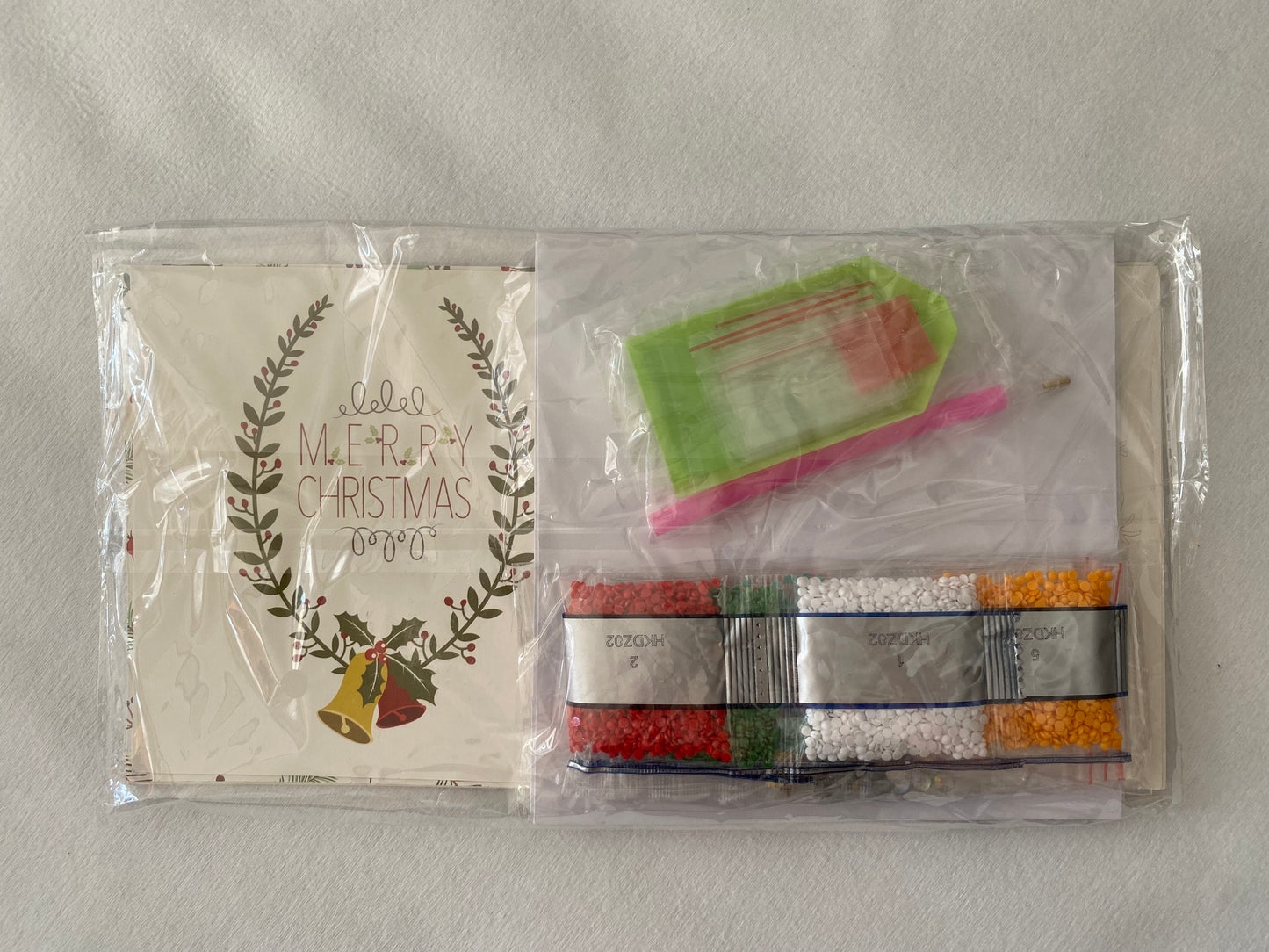 DIY Diamond Painting Weihnachtskarten 15x15xm | 8er Set inkl. Umschläge