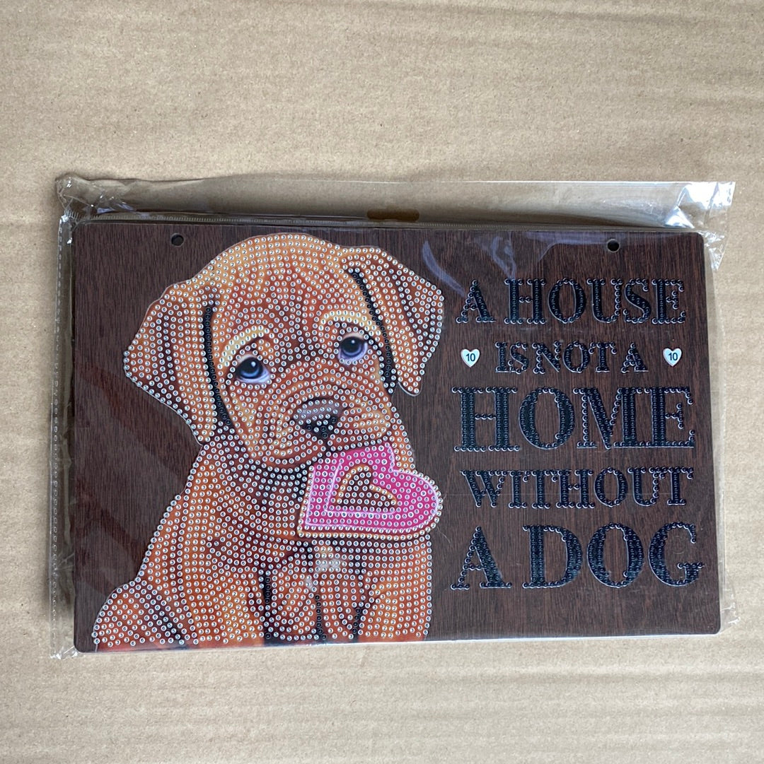 Diamond Painting Türschild zum Aufhängen - 5 verschiedene Motive zur Auswahl