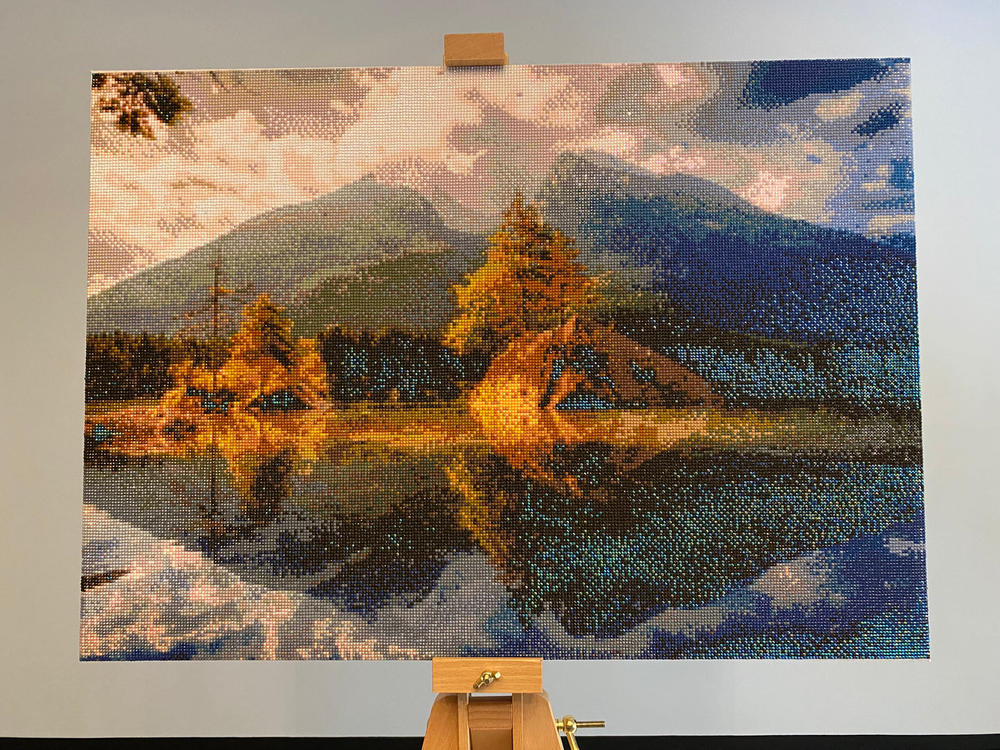 Berge am See DIY Diamond Painting exclusive edited by MiJa