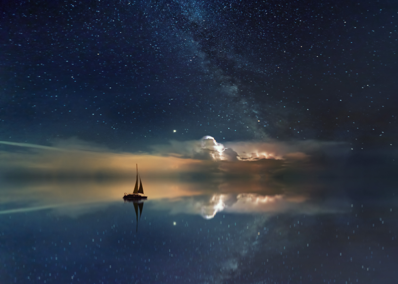 Segelboot Ozean