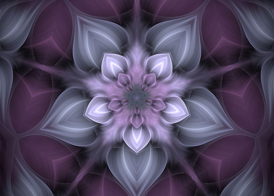 Mandala Rosette in Violett DIY Diamond Painting exclusive edited by MiJa
