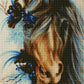 Pferd DIY Diamond Painting mit runden oder eckigen Steinli