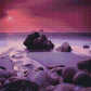 Sonnenuntergang am Strand DIY Diamond Painting mit runden oder eckigen Steinli