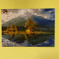 Fertiges Diamond Painting Bild auf Keilrahmen - Berge am See